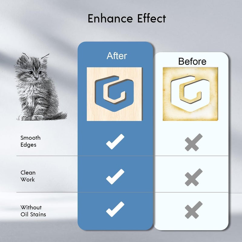LONGER Honeycomb Working Table, 17.3"x 17.3"x 0.86" Honeycomb Working Bed for CO2 or Diode Laser Engraver Cutting Machine, Fast Heat Dissipation with Aluminum Plate for Table-Protecting - Image 4